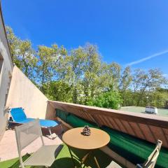 Appartement T1 cosy- terrasse - parking gratuit