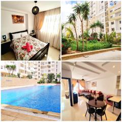 Appartement Familial Piscine WiFi et Climatisation