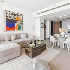 Large 2BR with Work Desk, Pool, Gym and Kids Area