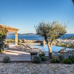Villa Soleil d'Or, golfe de St Tropez, vue mer panoramique