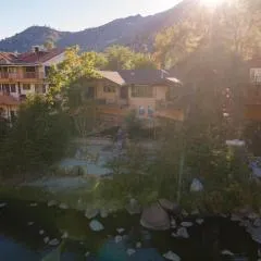 Hideaway Riverfront Cabin in Kernville with Universal EV Charger
