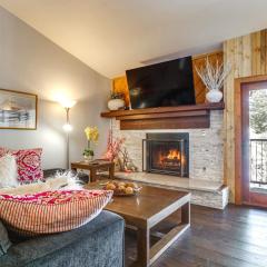 Walk to Main Street Breck Condo with Balcony!
