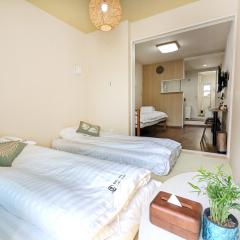 Sun生A号棟201室直达关西机场 电梯公寓 采光良好 仅2站到难波 直达梅田心斋桥天王寺 附带私人厨房