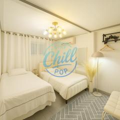 New Open I Hongdae Sinchon I 1F I 4ppl I Private ChillPOPstay