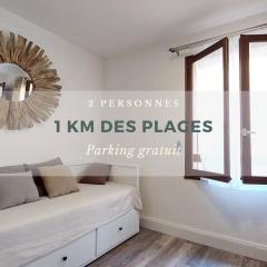 1km des plages Parking gratuit