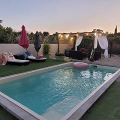 Maison de vacances avec piscine près de Montpellier