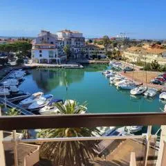 Studio Cabine Lumineux pour 4, Vue Port, Canet-en-Roussillon - FR-1-833-24
