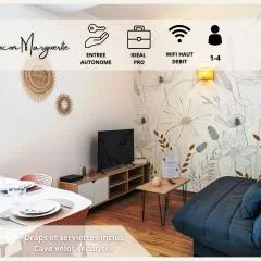 Cocon Marguerite - Appartement cosy - Idéal pro et cyclistes