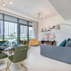 StayShort - Bright & Elegant 2BR in Creek Harbour