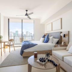 3012 Studio in front of Kaseya Center with Pool