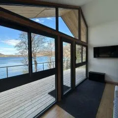 Le chalet avec sa plage privée