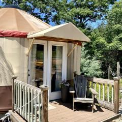 Mill Spring Glamping Yurt near Asheville, North Carolina