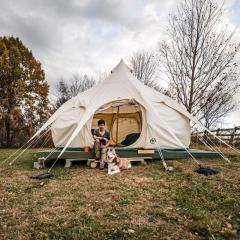 Luxury Bell Tent Rental Ideal for a Peaceful Weekend Getaway in New York State
