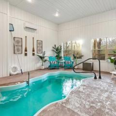 Fox and Fawn Luxury Cabin Indoor Pool Theater
