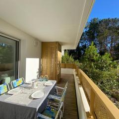 Appartement cosy proche centre Capbreton, situé dans un cadre boisé