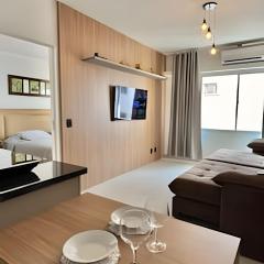 Flat espaçoso, super confortável e moderno