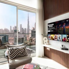 Burj Khalifa View - 4 min Dubai Mall - SwimingPool - Business Bay