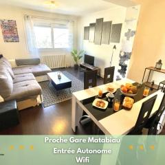 " Pause sur le Quai " Entrée Autonome - WiFi - 2ch