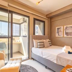 Easy Star - Lindo studio em Pamplona ao lado da Av. Paulista - HN01I