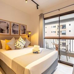 Easy Star - Studio iluminado no Novo Brooklin - FZ01I