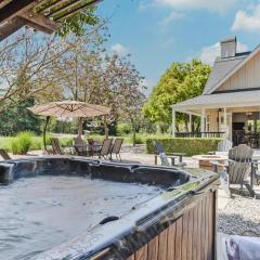 Charming 4BR Wine Country Getaway with Spa & Firepit