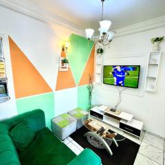 Studio A3 Fustel City Bonamoussadi Santa Lucia, Wifi, Chaines TV, gardien