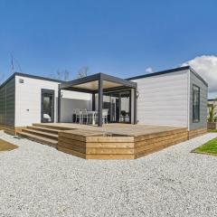 Chalet neuf pour 6 avec piscine chauffée à l'année