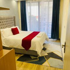 Modern retreat apartment with breathtaking city views heated swimming pool ,gym and ample parking in kilimani