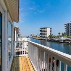 Canal Place Unit 8 harbor views with boat dock