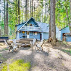 Game Room and Fire Pit Family Cabin in Packwood!