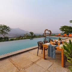 SaffronStays Antaraa -5BHK Karjat Villa with Lake View, Balinese Charm & Celebration Vibes
