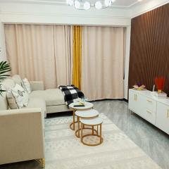 elegant classy apartments with amazing city views, heated swimming pool ,ample parking space, gym and rooftop chill spot