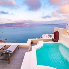 Elegant Santorini Villas Villas Aloia Private Hot Tub Air Conditioning