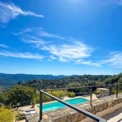 Modern villa 8p pool & mountain view