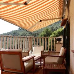 HOST4U - Cozy Terraced House with Beautiful View on the Olives Valley