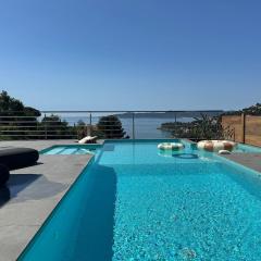 Rooftop villa in Lavandou, panoramic view