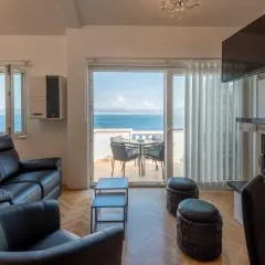APARTMENTS BRUNO 1&2 - two-room penthouse apartments - wonderful panoramic view of the sea - the best location, first row to the beach - 10 minutes from Supetar ferry port - free secured parking - facilities nearby