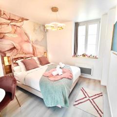 MRODBNB - Escapade Romantique - Appart Neuf- 25m Plage & Resto - Ciné - Popcorn - Ciel de Pluie XXL