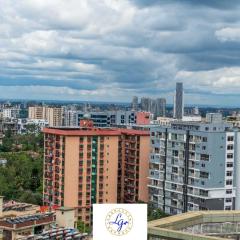 classy studio apartment in kilimani with fully equipped gym and balcony which breathtaking city views