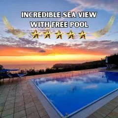Incredible sea view with free pool