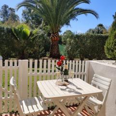 Puerto Banus Apartment near beachfront, big sunny terrace, pool, tennis court, parking & movies projector