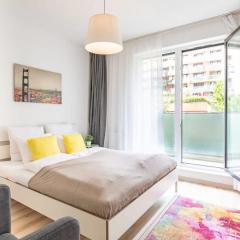 Central Modern and Sunny Apartment with Balcony