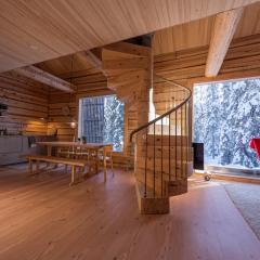 Handcrafted Log Chalet Villa Aarreaitta