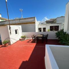 Apartment in old town with roof terrace and fibre, Tarifa