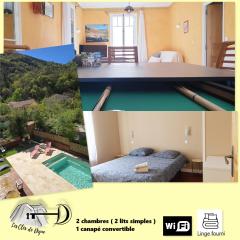 Spacieux T3 avec piscine