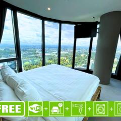Sky High View 2 Bedroom Apartment in Southbank