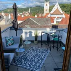 Terrassen Appartement über den Dächern von Krems