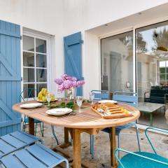 À 220m de la plage, maison avec jardin pour 4