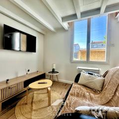 Duplex confortable avec climatisation et cour - ménage et linge inclus