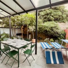 "Maison Bleue" Quartier Haut,Clim,Parking,Jardin